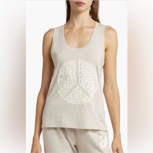 Spiritual Gamgster Riley Logo Graphic Cutout Workout Tank New!